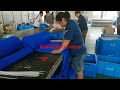 blue conveyor modular belt production in maxsen factory