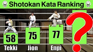 Japanese Karate Sensei Ranks TOP 10 SHOTOKAN KARATE KATA