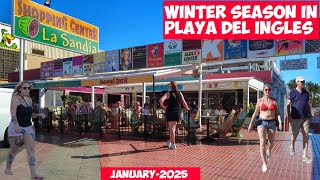 Gran Canaria🌴WINTER SEASON IN PLAYA DEL INGLES- JANUARY-2025