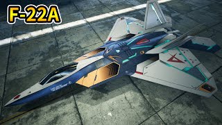 《空戰奇兵7 未知天際》F-22A Nu鋼彈RX-93塗裝 | ACE COMBAT 7: SKIES UNKNOWN