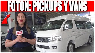 FOTON 2025: Promociones en vans, pickups y mucho más