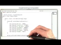 Implementing Comparable - Intro to Java Programming