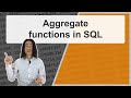 Aggregate functions - Learn SQL with IMDB database -