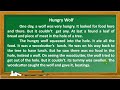 BELAJAR MEMBACA DAN MENERJEMAHKAN CERITA BAHASA INGGRIS TEMA HUNGRY WOLF