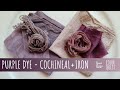 HOW TO MAKE PURPLE DYE WITH COCHINEAL | ORGANIC COLOR | WOOL SILK COTTON | RAINBOW PALETTE | IRON