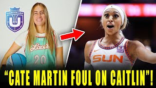 Kate Martin's FOUL Sparks Caitlin Clark Controversy!