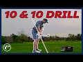 Golf Backswing Takeaway Drill For Perfect Plane! 10&10 Drill!