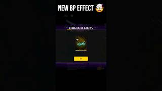 New BP effect 🤯: Free fire new bundle effect 🔥 New booyah pass free fire