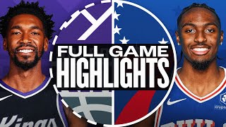 KINGS at 76ERS | FULL GAME HIGHLIGHTS | January 29, 2025