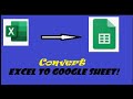 Convert Excel Sheet  TO Editable Google Sheet!