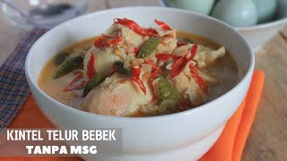 KINTEL TELUR BEBEK | tanpa msg | MASAKAN RUMAHAN |