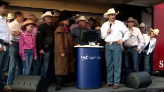 Calgary Stampede opens Toronto Stock Exchange, July 5, 2013