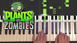 Plants Vs. Zombies Main Theme (Piano Tutorial Lesson)