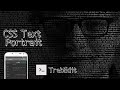 How to make HTML Css Text Portrait using Mobile phone | Tutorial