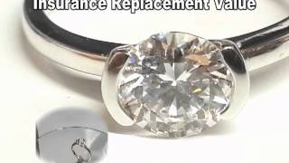 A Stunning Handmade Platinum Certified Diamond Ring E Colour Si1 Clarity  Insurance Value Over 10,00