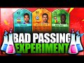 BAD PASSING EXPERIMENT!!! FIFA 16 ULTIMATE TEAM