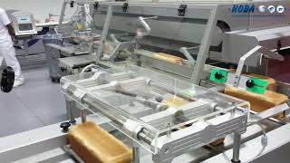 HOBA - Bread Slicer HSB-S, Bag Loader HBS and Bag Closing Machine HTA-TT– Fully Automatic Line