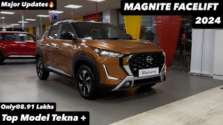 New Nissan Magnite Facelift 2024 | TOP MODEL WITH MAJOR UPDATES | Full review 😍🔥