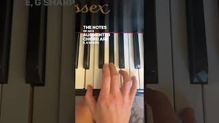 What Are The Notes Of an E Augmented Chord? #Shorts