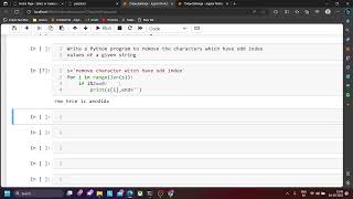 Write a Python program to remove the characters which have odd index values of a given string