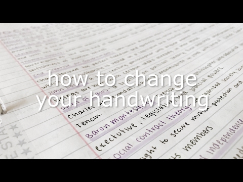 how to change your handwriting how to change your handwriting