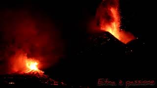 le spettacolari eruzioni dell'Etna 2021