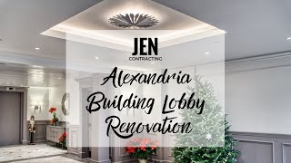 Building Lobby Renovation | By Jen Contracting | Old Town Alexandria, Virginia