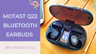 Motast Q22 Bluetooth Earbuds Review \u0026 Test 2021 | Motast Bluetooth Headphones Instructions #Shorts