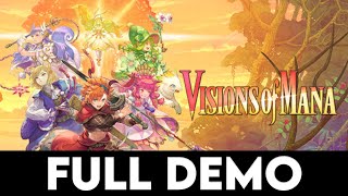 VISIONS OF MANA - FULL DEMO - Gameplay Walkthrough [4K PC ULTRA] - No Commentary