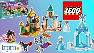 LEGO Disney Princess Jasmine and Mulan's Adventure and Frozen Building Sets Review!