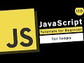 JavaScript Basics - for loops