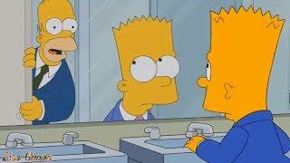 Homer discovered Bart's secret!