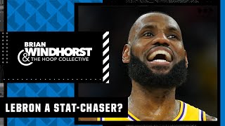 LeBron James is one of the most SHAMELESS stat-chasers MacMahon's ever seen | The Hoop Collective