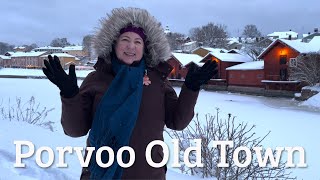 #32 Visiting  the old town of Porvoo in winter time