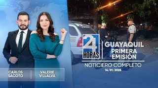 Noticiero de Guayaquil (Primera Emisión 14/01/2025)