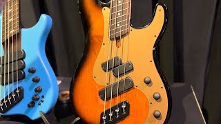 New Dingwall Basses at NAMM 25