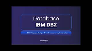IBM Db2 | From Concept to Implementation