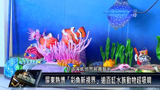 長治鄉/休閒資訊 屏東熱博「彩魚新視界」逾百缸水族動物超吸睛