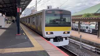 中央総武線E231系500番台八ミツA518編成　両国駅発車