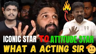 Iconic Star TO Attitude Star🤭 | What a Acting Sir🫡 | Allu arjun | TWV