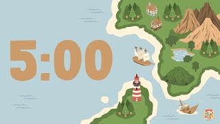 🏝️ Eduisland 5-Minute Treasure Map Timer