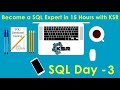 SQL Basics- Part :3 | Learn SQL | SQL Tutorial for Beginners I KSR