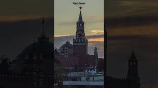 Witness the Timeless Elegance of Moscow Kremlin: Spasskaya Clock Tower Timelapse