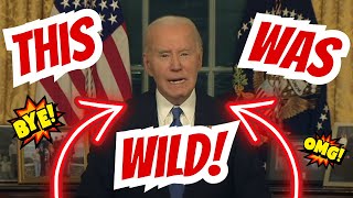 OMG! Joe Biden WILD Gaffe Filled Farewell Speech Last Night With TELEPROMPTER FAIL!