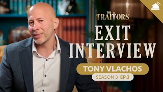 Tony Vlachos Exit Interview | The Traitors US Season 3 Week 1