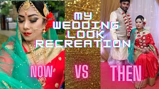 Recreating My Wedding Makeup Look | Traditional Bridal Makeup | By Sajia Farah