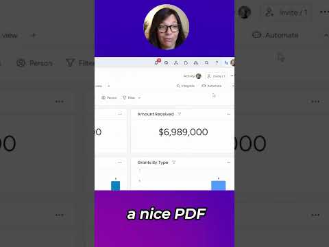 Export to PDF in monday.com l Tips for effective dashboard management #mondaydotcom