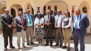 SPEAKER WETANG'ULA VISITS HOME OF THE LATE BARINGO SENATOR WILLIAM CHEPTUMO TO CONDOLE THE FAMILY