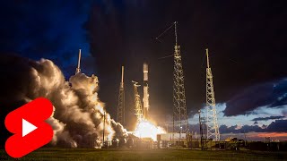 SpaceX Falcon 9 Starlink Group 4-35 Mission launch and booster landing