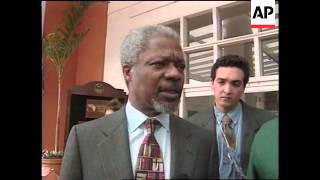 VENEZUELA: IBERO-AMERICAN SUMMIT: KOFI ANNAN SPEAKS ON IRAQ CRISIS